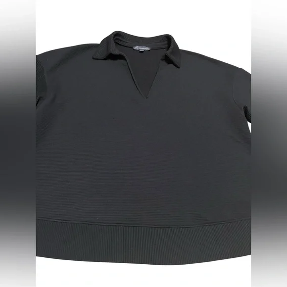 Adrianna Pappell Med Two Piece Matching Set Wide Leg Pants and Top Black Lounge - Picture 10 of 13